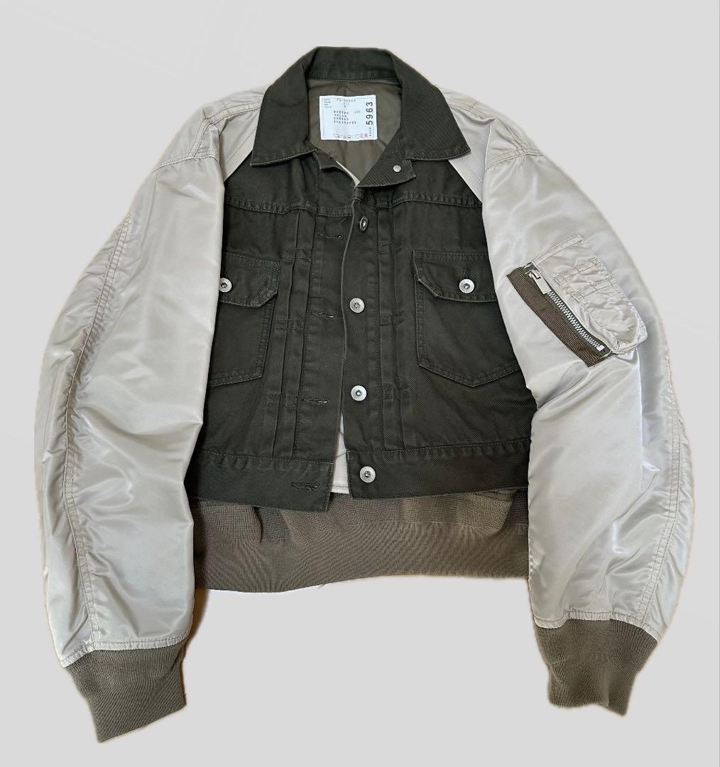 【海辺暮らし】sacai サカイ ボンバージャケット