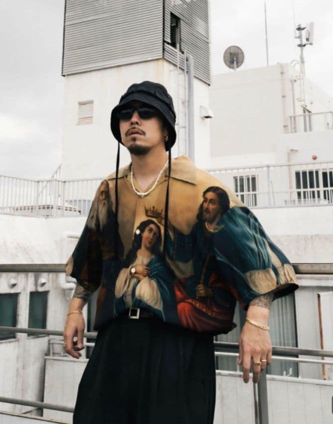 価格メンズ - COOTIE × Aloha Blossom Raza Ponquero S/S