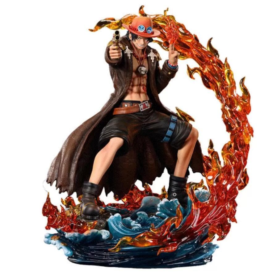 【稀少】ワンピース ログコレクション 大型スタチュー ポートガス・D・エース