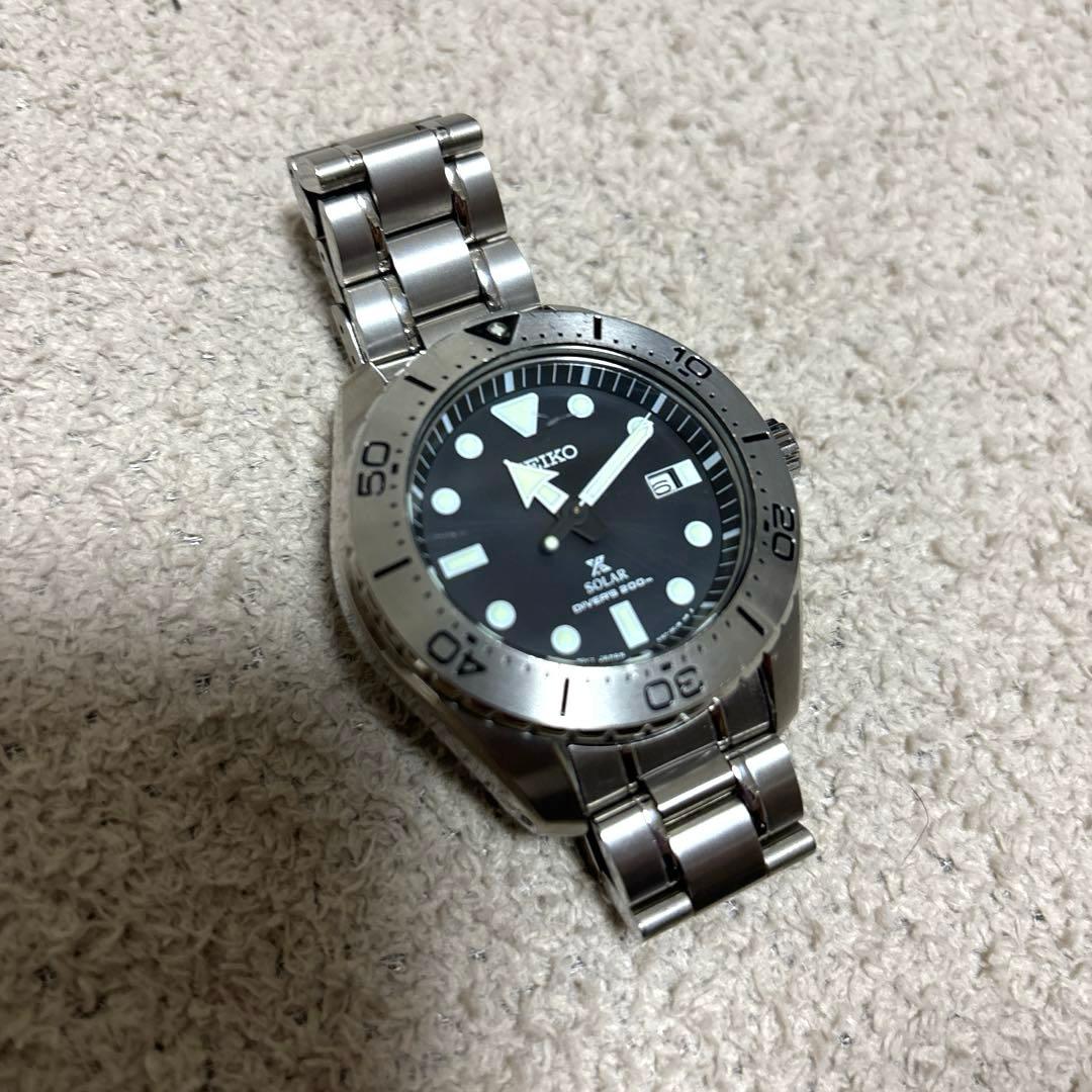 希少SEIKO PROSPEX チタンダイバーズ200m防水 V157-0BN0 - メルカリ