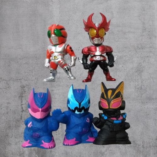 仮面ライダーvsウルトラマンvs戦隊ヒーロー おまとめソフビ他 39体