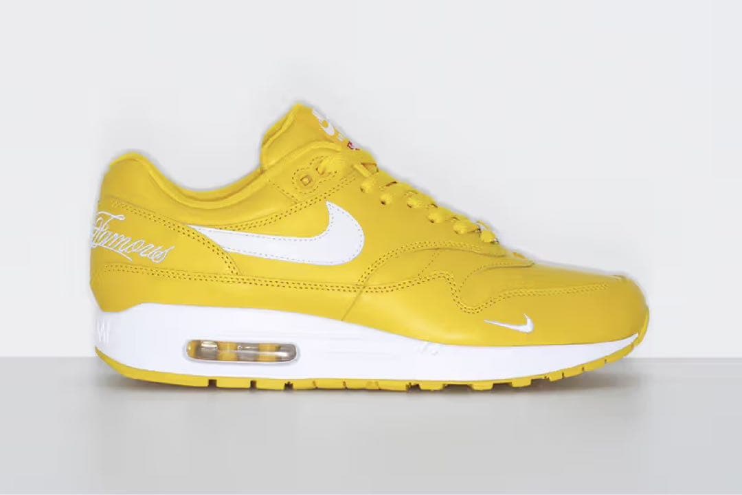 NIKE × Supreme airmax 1 yellow