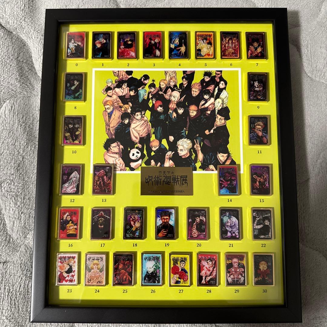 魔*羅様 呪術廻戦 全巻ピンズセット(額縁付き) 限定 - メルカリ