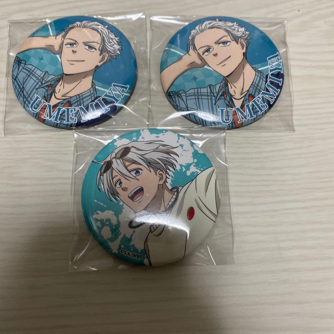 WIND BREAKER 梅宮一 缶バッジ 3個セット - メルカリ