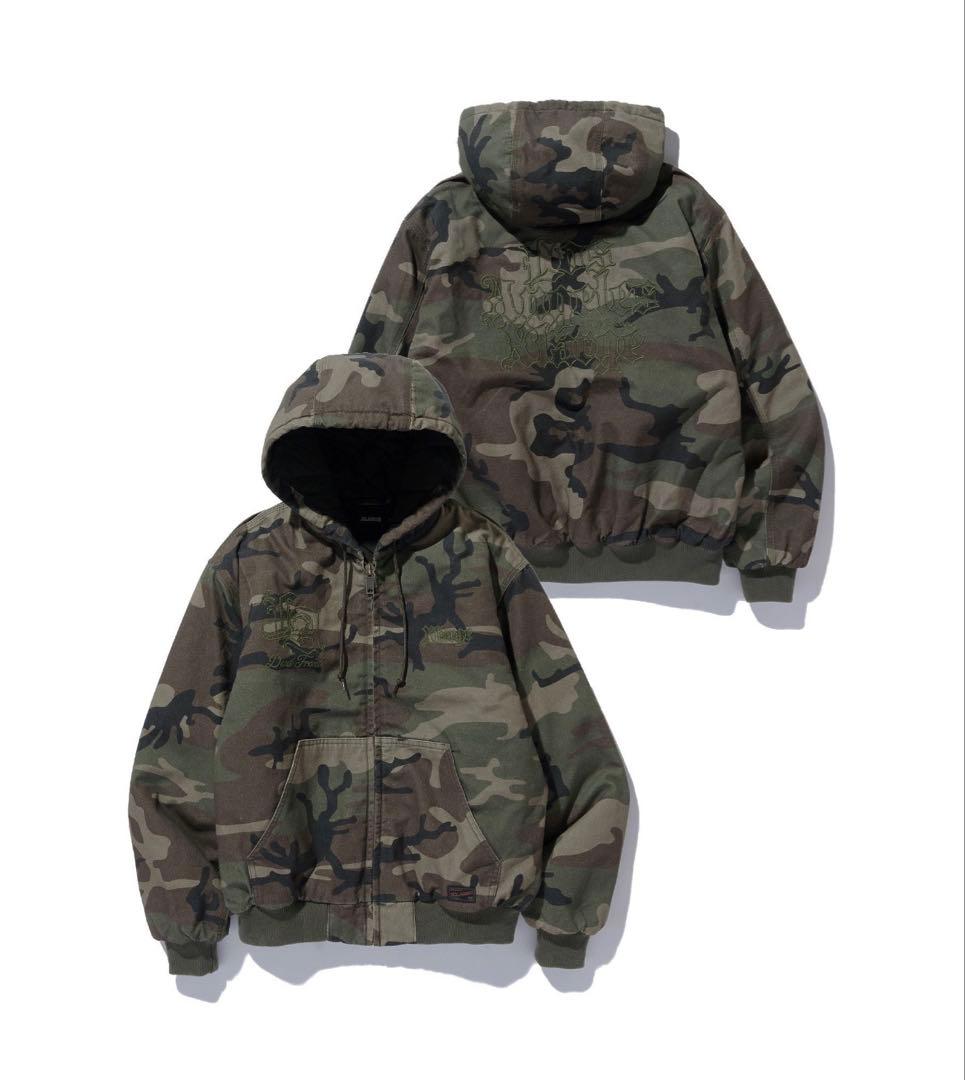 ジャケット・アウター PATCHED OLD ENGLISH HOODED WORK JACKET