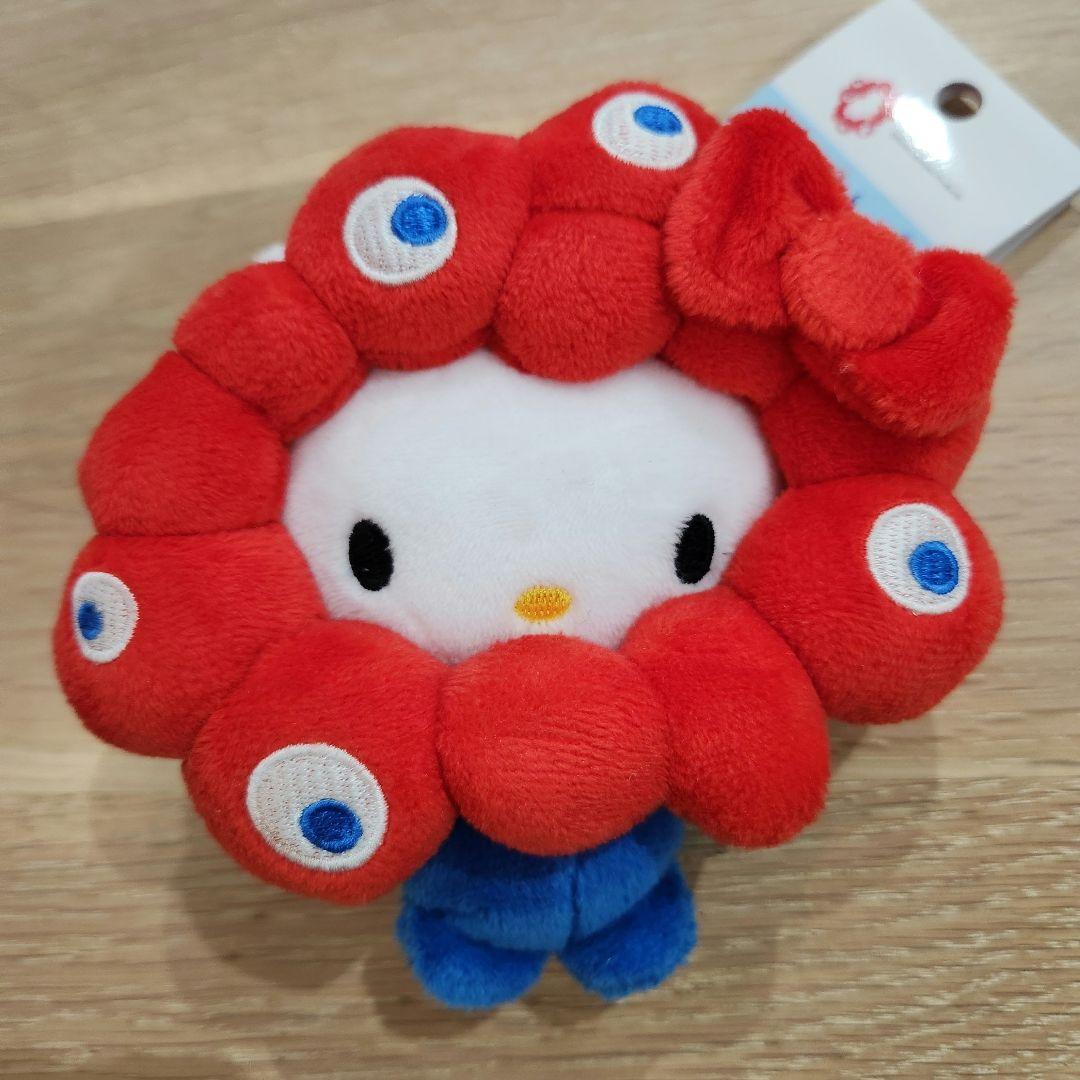 最終値下げ！大阪万博公式グッズミャクミャクキティ　カラビナ付きキーホルダー