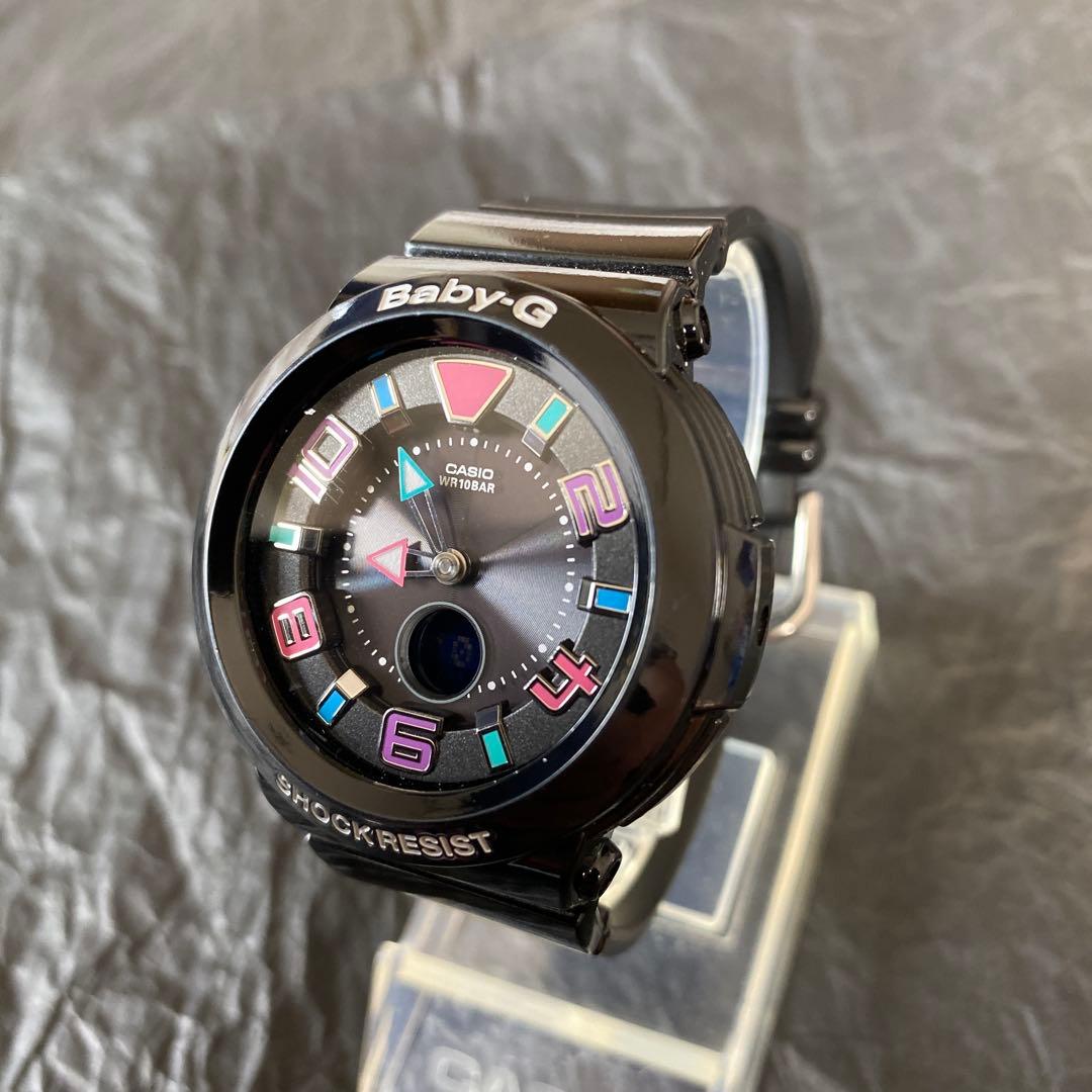 CASIO baby-G 電波ソーラー　BGA-1601 艶黒