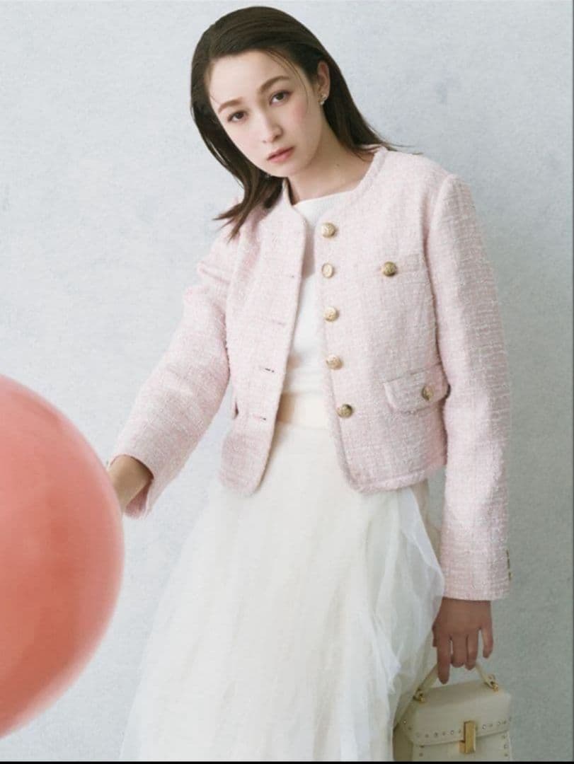 (限定セール中！)セルフォード　パイピングシャートジャケット　ピンク CELFORD（セルフォード） (10%OFF&300円OFF) パイピングデザイン