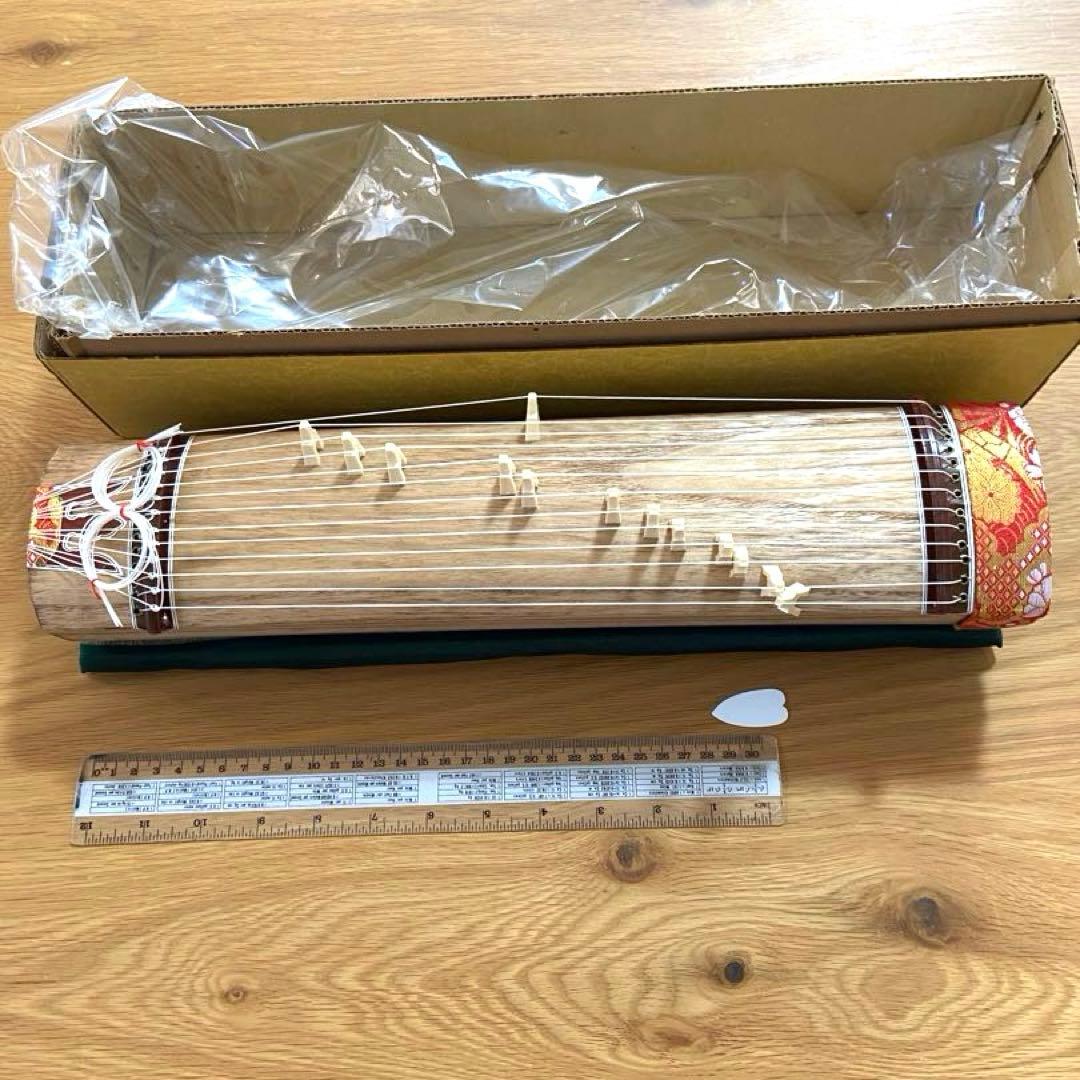 ミニお琴　全長42cm 琴　箏 和楽器 十三弦 箏（こと） 十三絃、十七絃 - 井手口楽器店