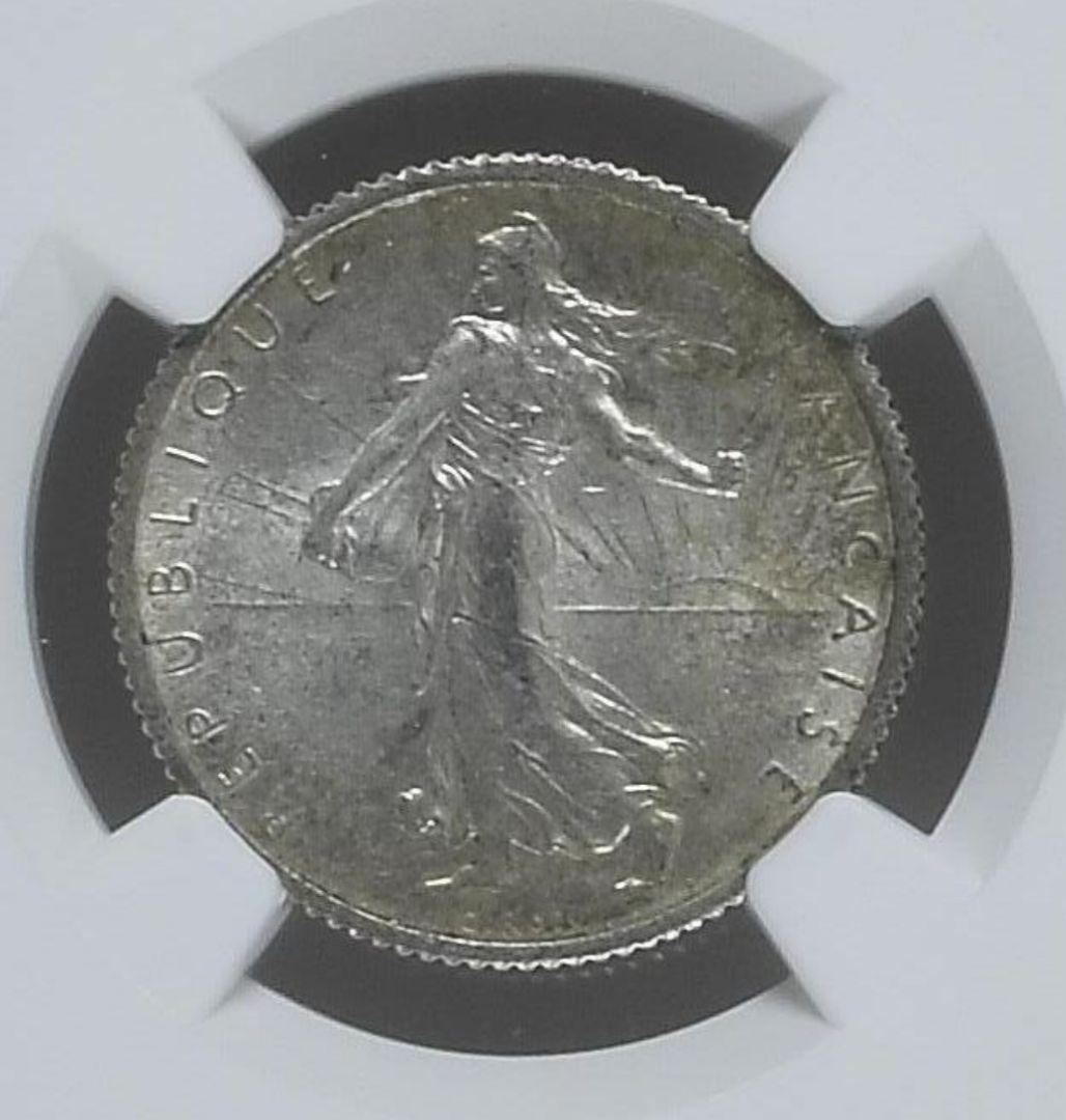 そ*ン様 ✨ 1916年/NGC MS63/1フラン銀貨✨