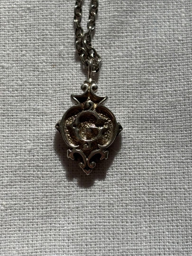 希少 jean paul gaultier ロゴネックレス シルバー925