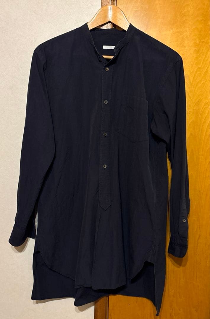 comoli コモリ バンドカラーシャツ