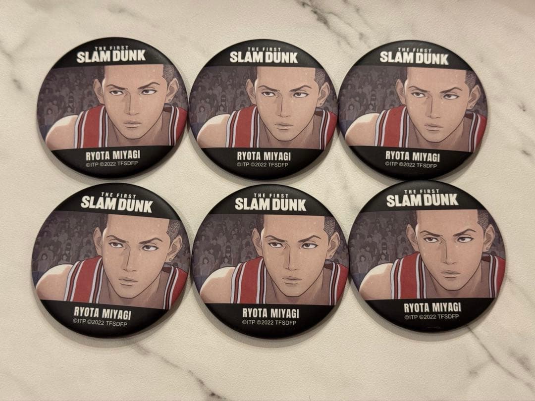 スラムダンク 宮城リョータ 缶バッジ 6点セット - メルカリ