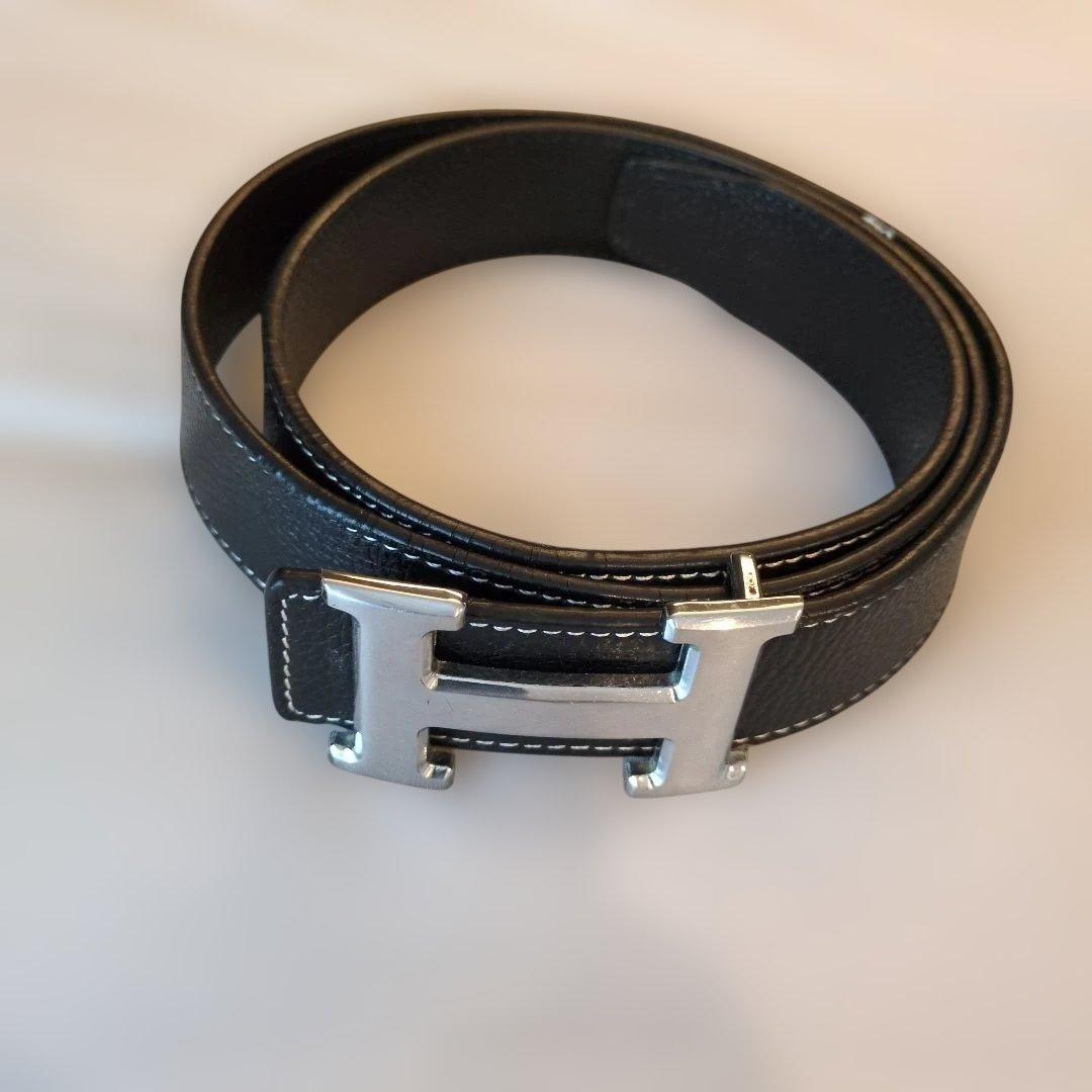 ブラック H型バックル ベルト 8 ベルト Hバックルベルト メンズ レディース : ZOZOTOWN Yahoo!店