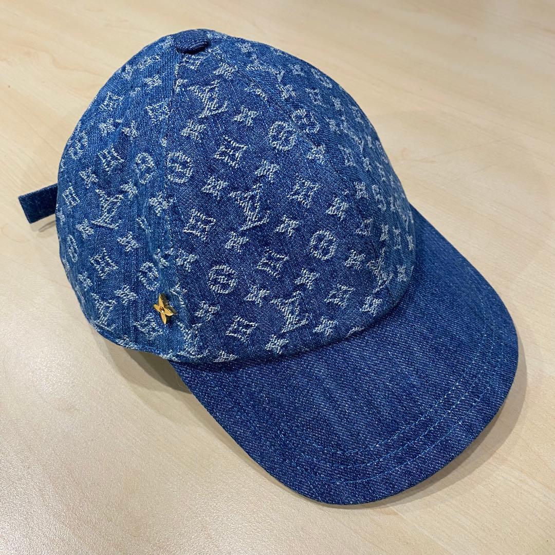 Louis Vuitton ルイヴィトン デニム モノグラムキャップ