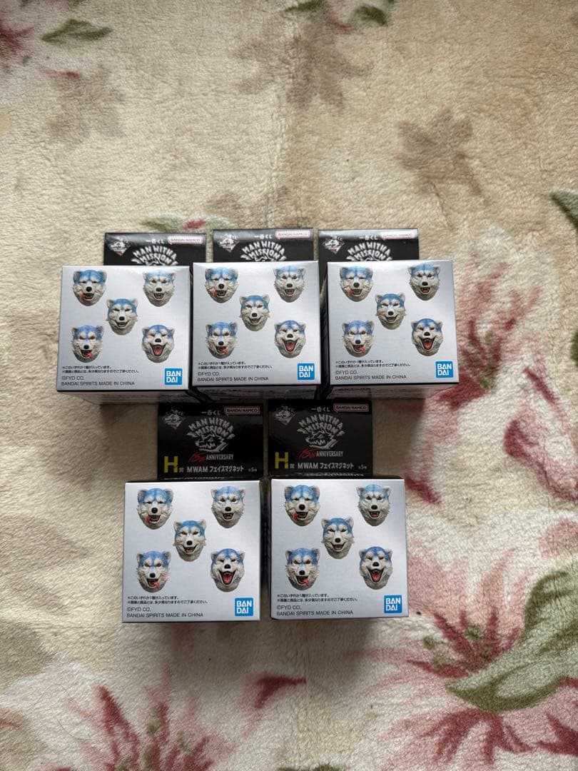 MWAM　一番くじ　H賞フェイスマグネット　全5種コンプリートセット コンプ フェイスマグネット H マンウィズ 一番くじ 全5種｜Yahoo