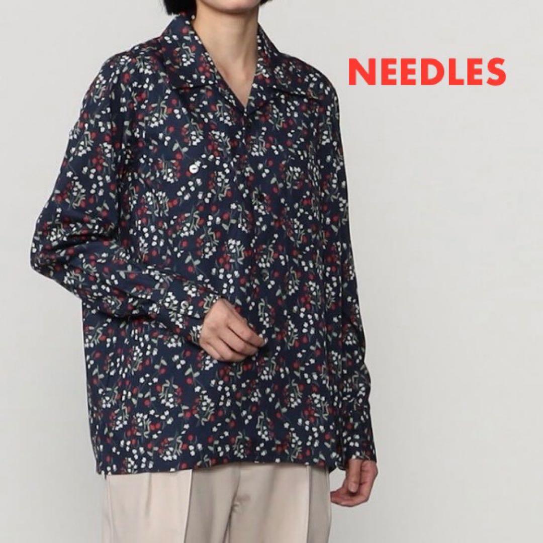 【美品】NEEDLES ワンナップカラーシャツ 花柄 ニードルス