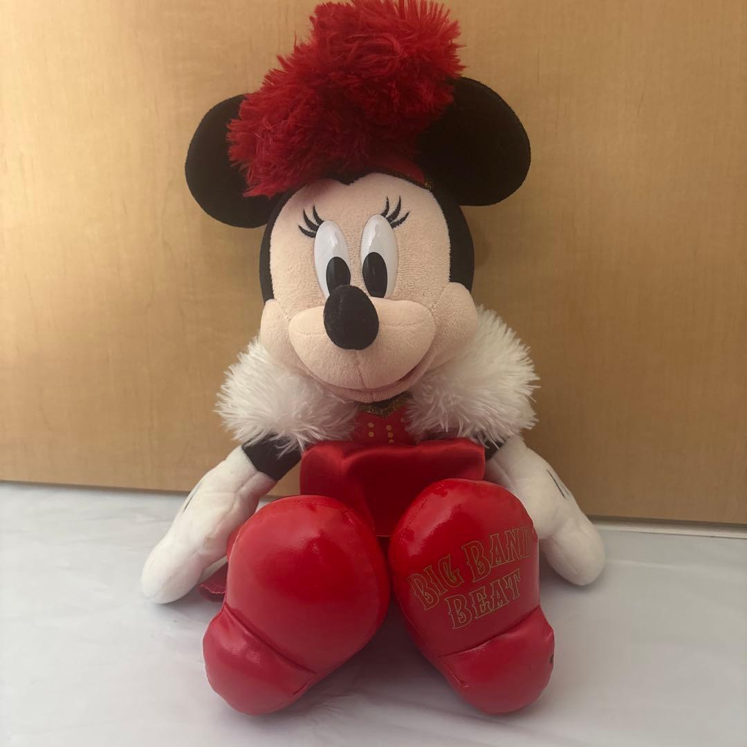 ビックバンドビート ミニー ぬいぐるみ・ぬいぐるみバッジ2点セット本日発送可能！