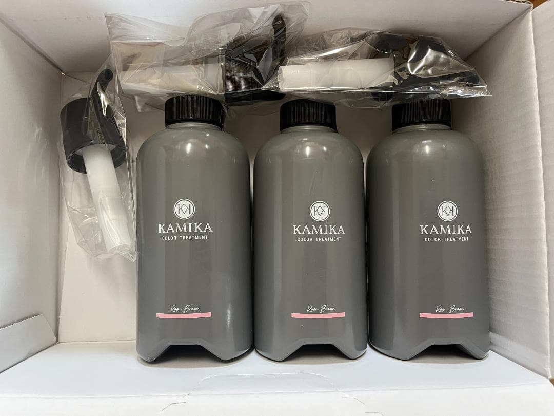 KAMIKA 白髪染めカラートリートメント ローズブラウン　6本 KAMIKA / 白髪染めカラートリートメント ローズブラウンの公式商品情報