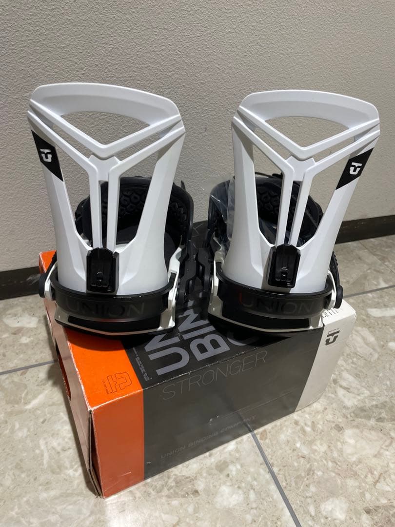 UNION FLITE PRO スノーボード ビンディング ホワイト　M ②