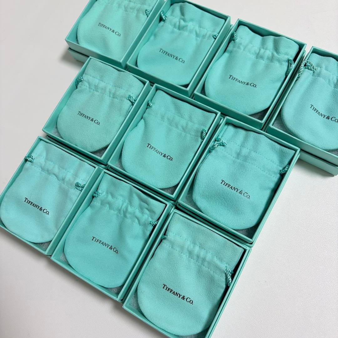 美品 ティファニー 巾着袋 空箱 10個セット 保存袋 アクセサリー入れ