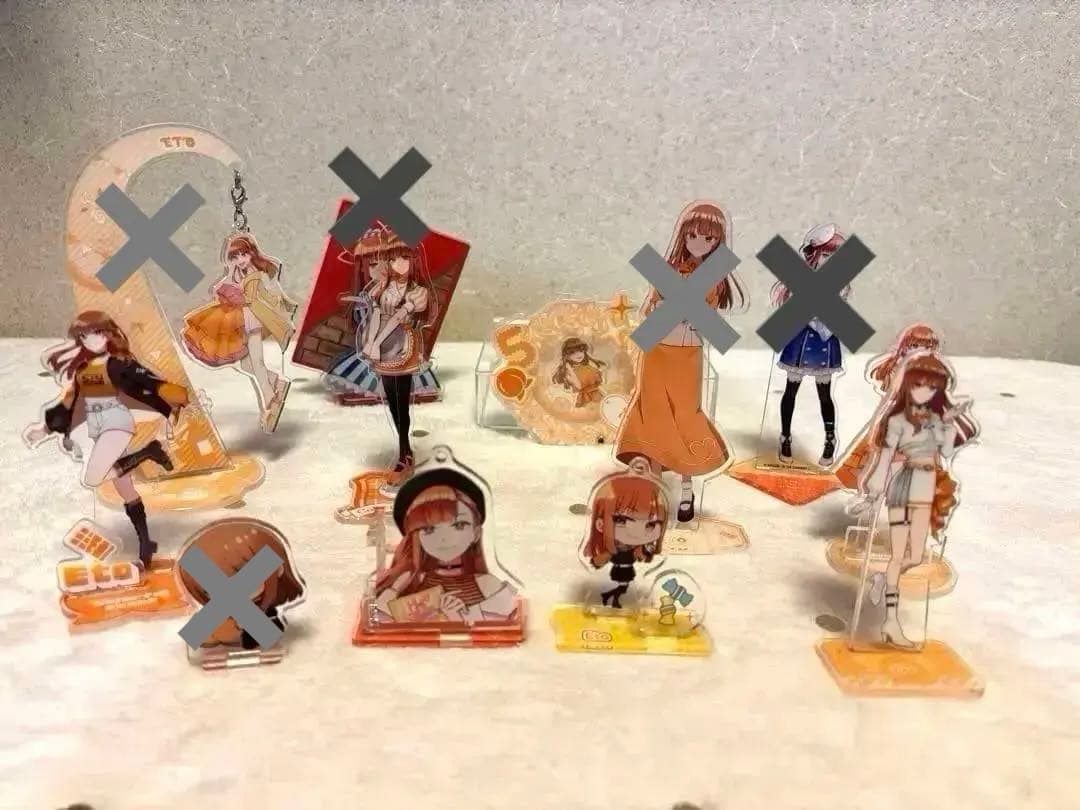 えとさんアクスタ カラフルピーチ12点まとめ売り