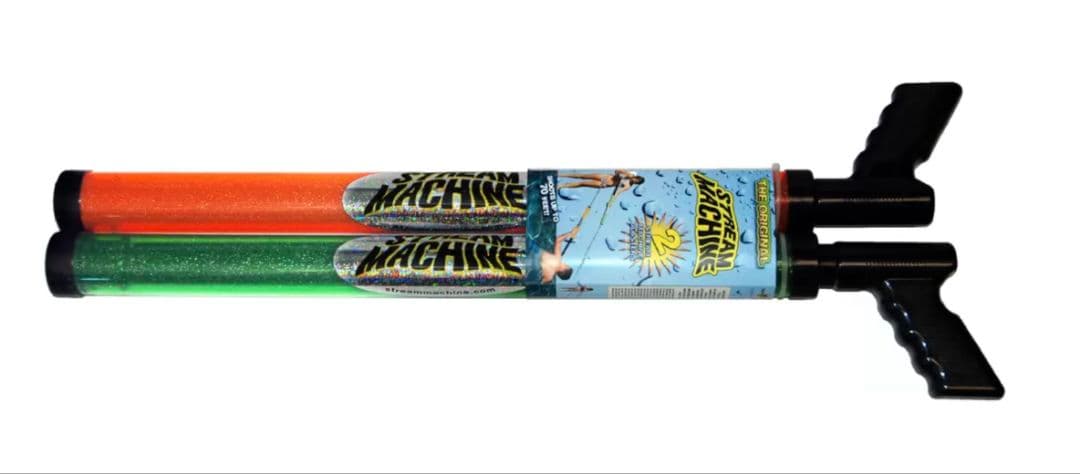 【新品】stream machine ストリームマシン 水鉄砲 2本セット STREAM MACHINE】ストリームマシン パワフル 水鉄砲 2個セット