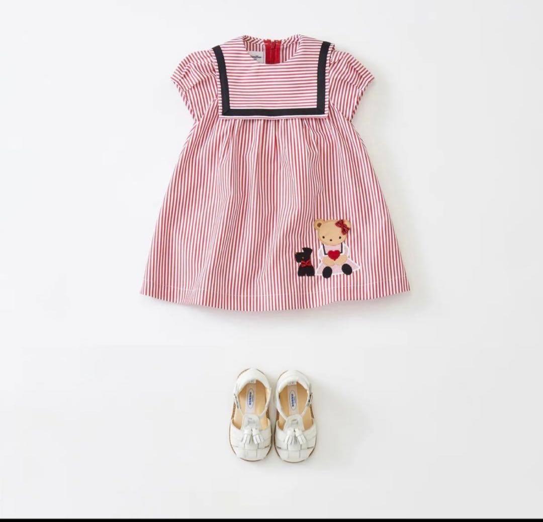 ファミリア / セーラーワンピース / 90 - メルカリ