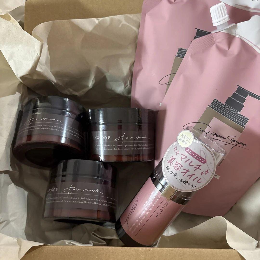 ロココネ シャンプー 400g 美容オイル トリートメント3個セット