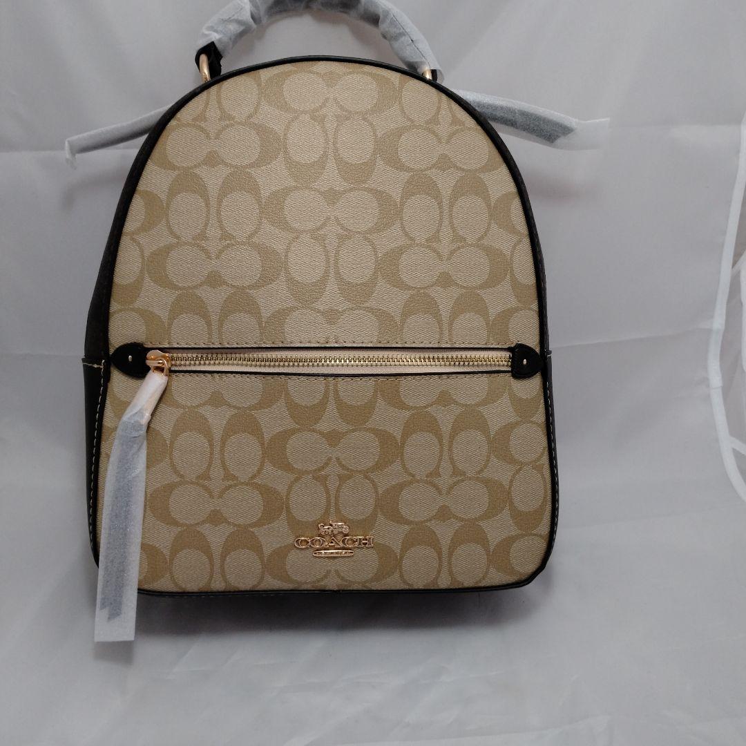【新品未使用】コーチ リュック シグネチャー C2002 ベージュ 楽天市場】コーチ リュック（カラーベージュ）（男女兼用バッグ
