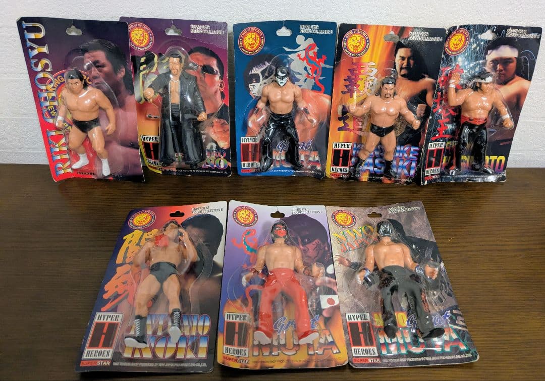 新日本プロレス フィギュア 8体セット　プロレス 新日本プロレスフィギュア 4体セット - メルカリ