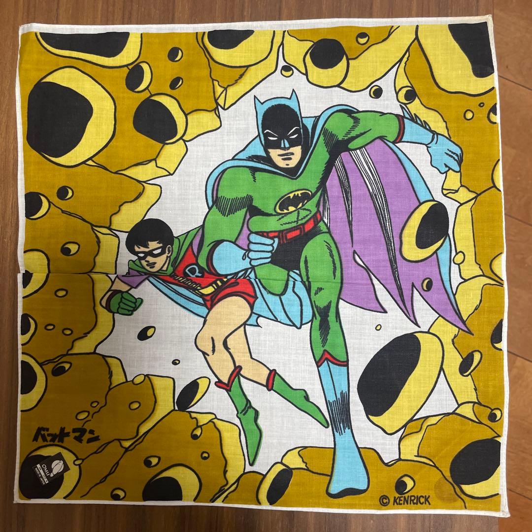 昭和レトロ ハンカチ バットマン 壁破り 昭和レトロ ハンカチ バットマン 壁破り 昭和レトロ ハンカチ