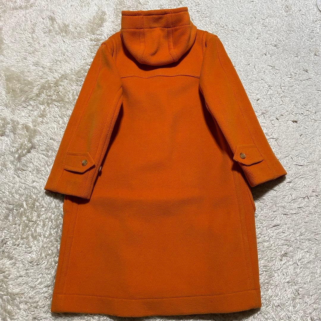 オールドイングランド ダッフルコート ヘリンボーン オレンジ L相当