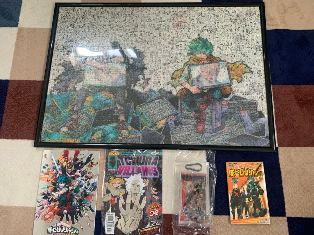 僕のヒーローアカデミア展 モザイクアートジグソーパズル　完成品とその他セット