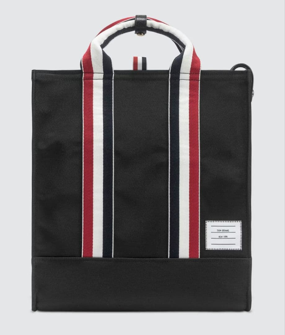 Thom Browne トムブラウン ナイロン トートバッグ ブラック