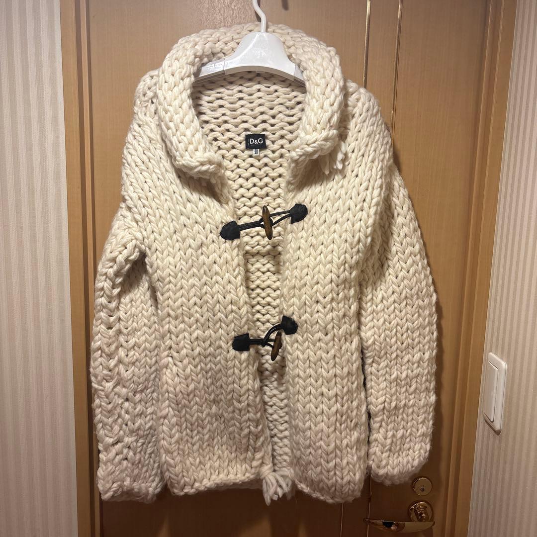 D&G アイボリー ニット　ジャケット　40 ドルチェ&ガッバーナ D&G アイボリー ニット ジャケット 40 ドルチェ&ガッバーナ ドルチェ