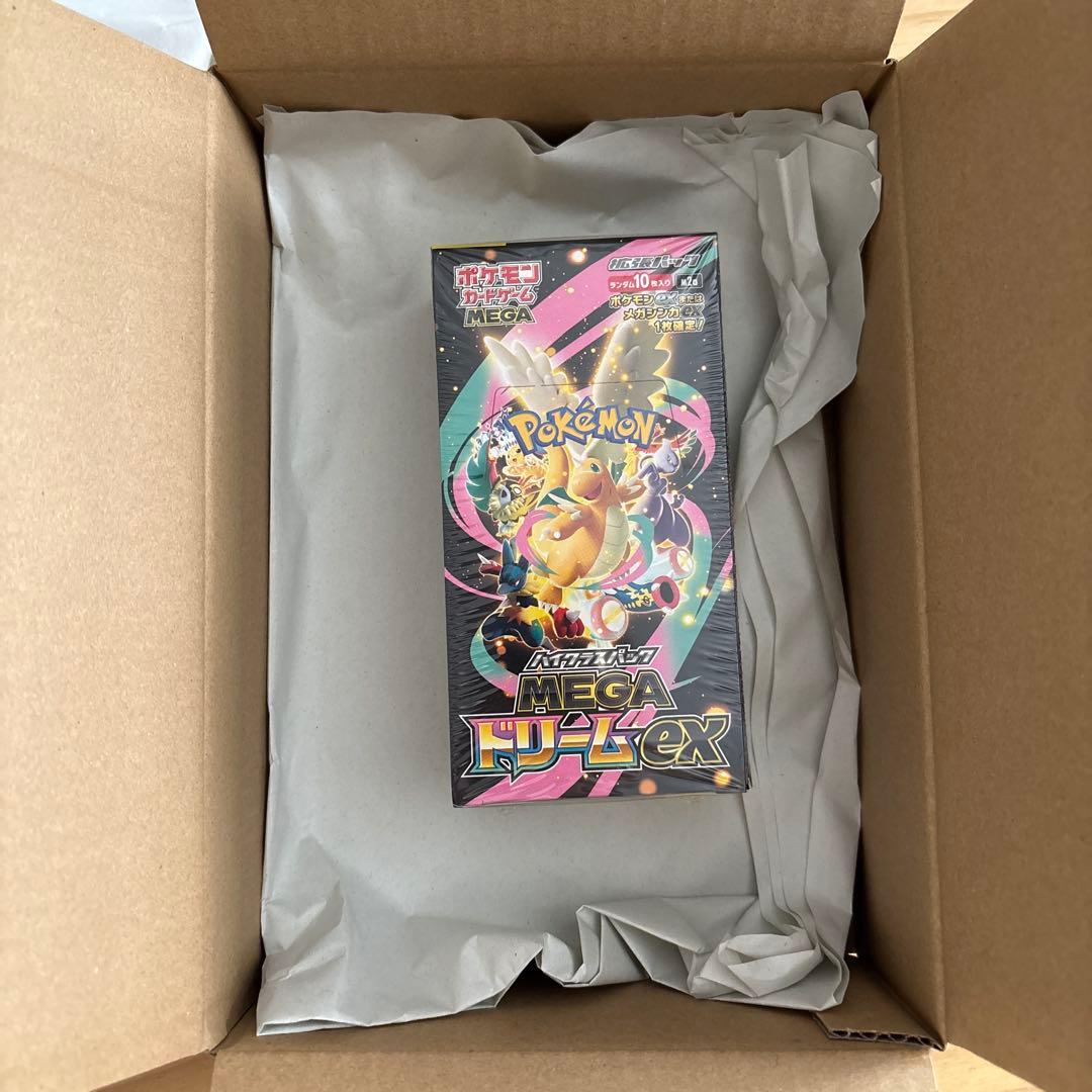 ポケモンカードゲーム MEGA ドリームEX 10パックシュリンク付き　新品 ポケモンカードゲーム MEGA ハイクラスパック MEGAドリームex 10パック