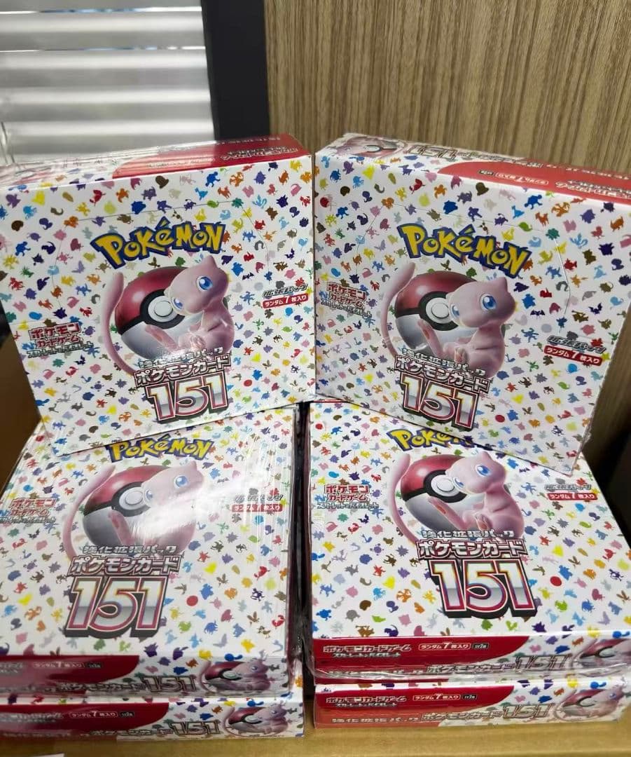 ポケモンカード151 シュリンク付き　未開封　6BOX 全てワンオーナー品