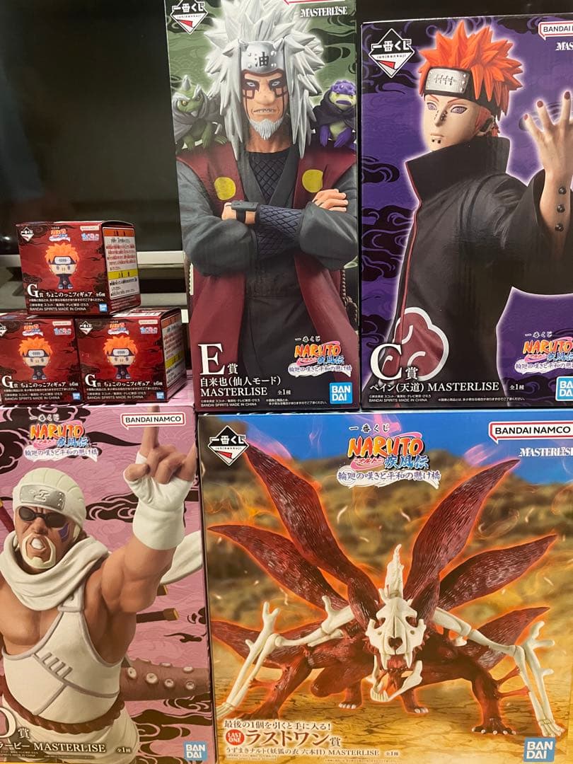 NARUTO 一番くじ　フィギュア4体まとめ売り　下位賞14個付