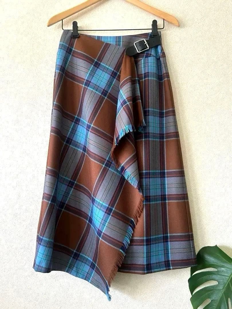 【極美品】O'neil of Dublin キルトスカート　ウール100% O'NEIL of DUBLIN（オニールオブダブリン） オニール オブ ダブリン