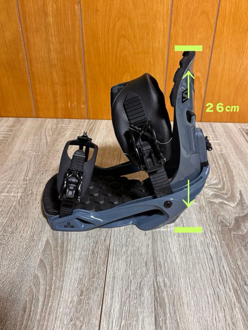 Salomon スノーボードビンディング Sサイズ グレー/ブラック