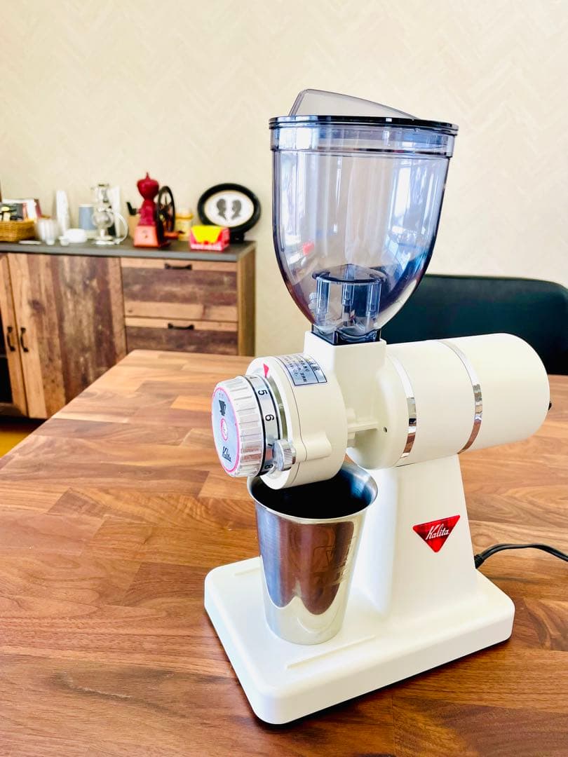 美品 カリタ ナイスカットG アイボリー コーヒーミル ナイスカットミル