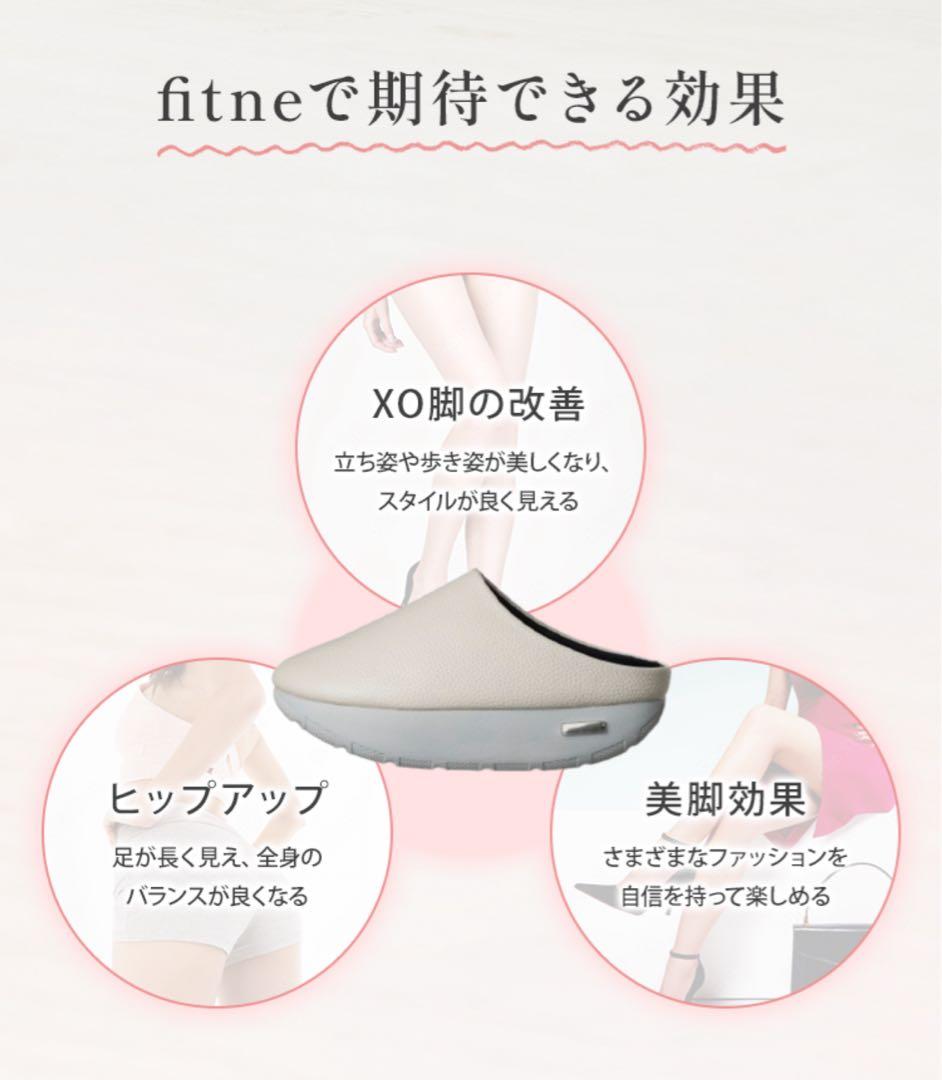 新品 未使用】fitne フィットネ ダイエットスリッパ グレー size L