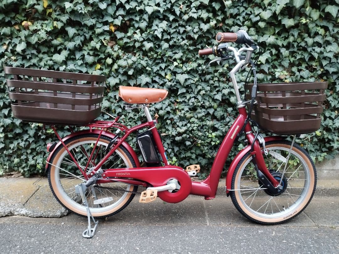 カラーコーデ フロンティア ラクット 20インチ ルビーレッド 電動自転車 ラクット 20インチ ルビーレッド | 自転車 アシスト