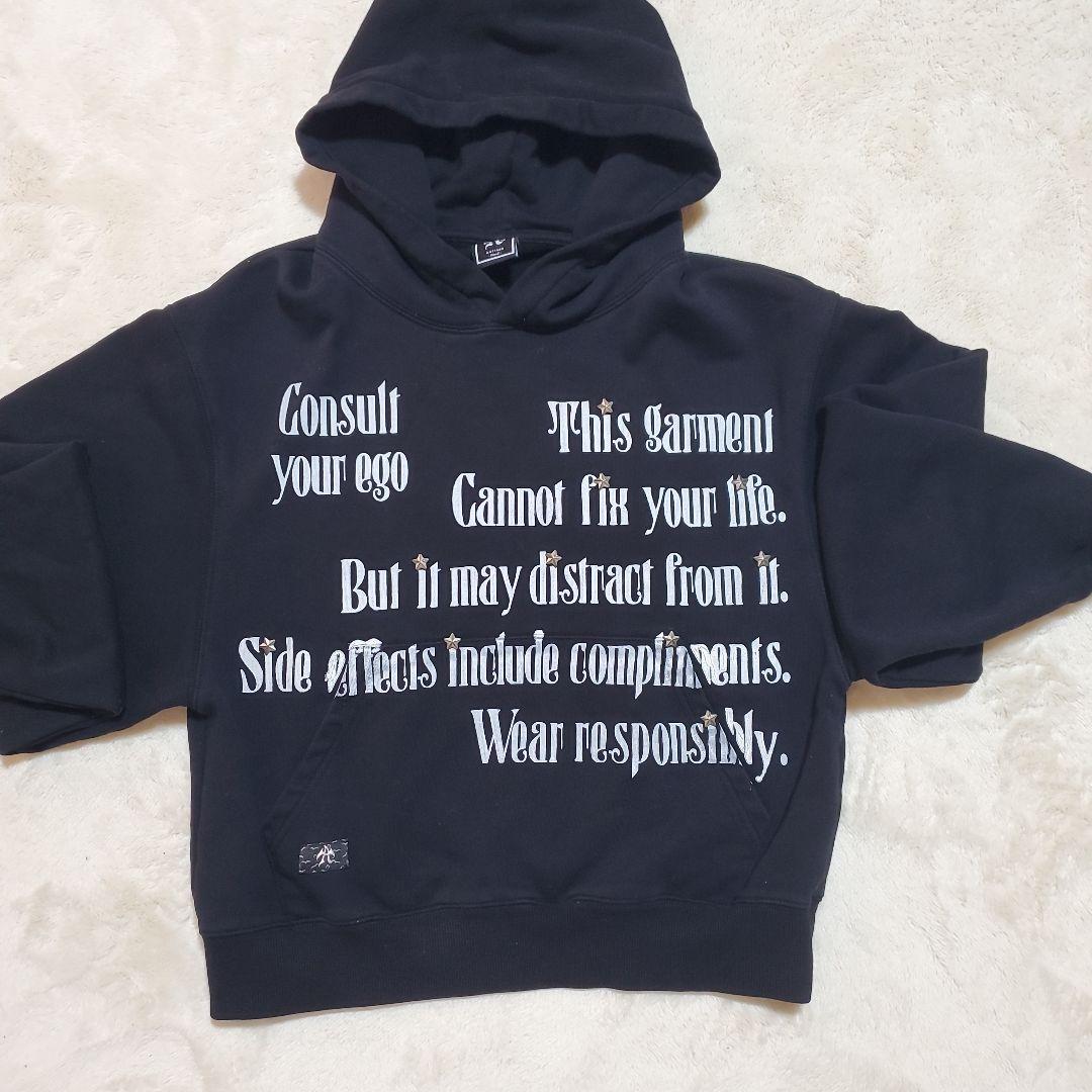 ANTIMID 黒 S パーカー値下げ中