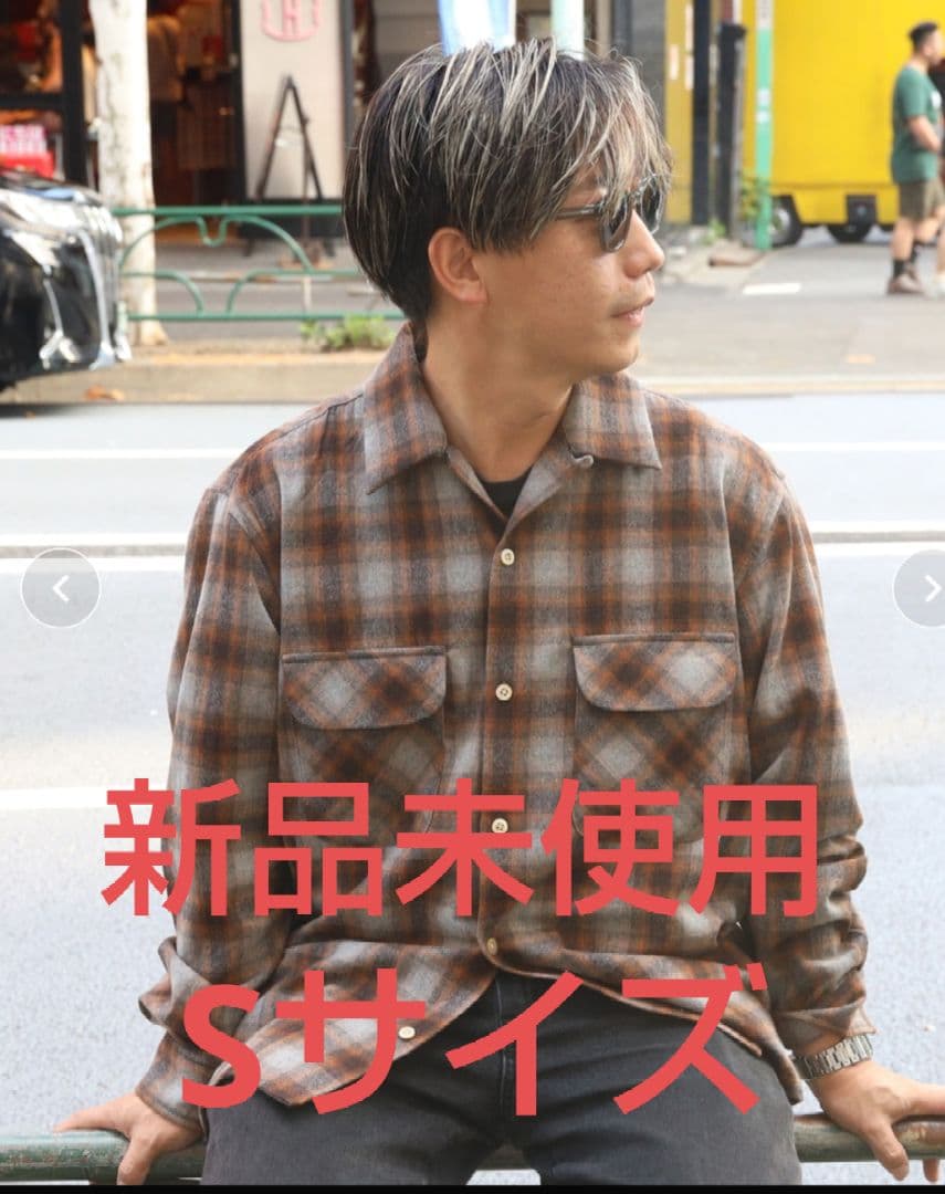 FJ ボードシャツ　ウール　Sサイズ　ペンドルトン　オンブレ