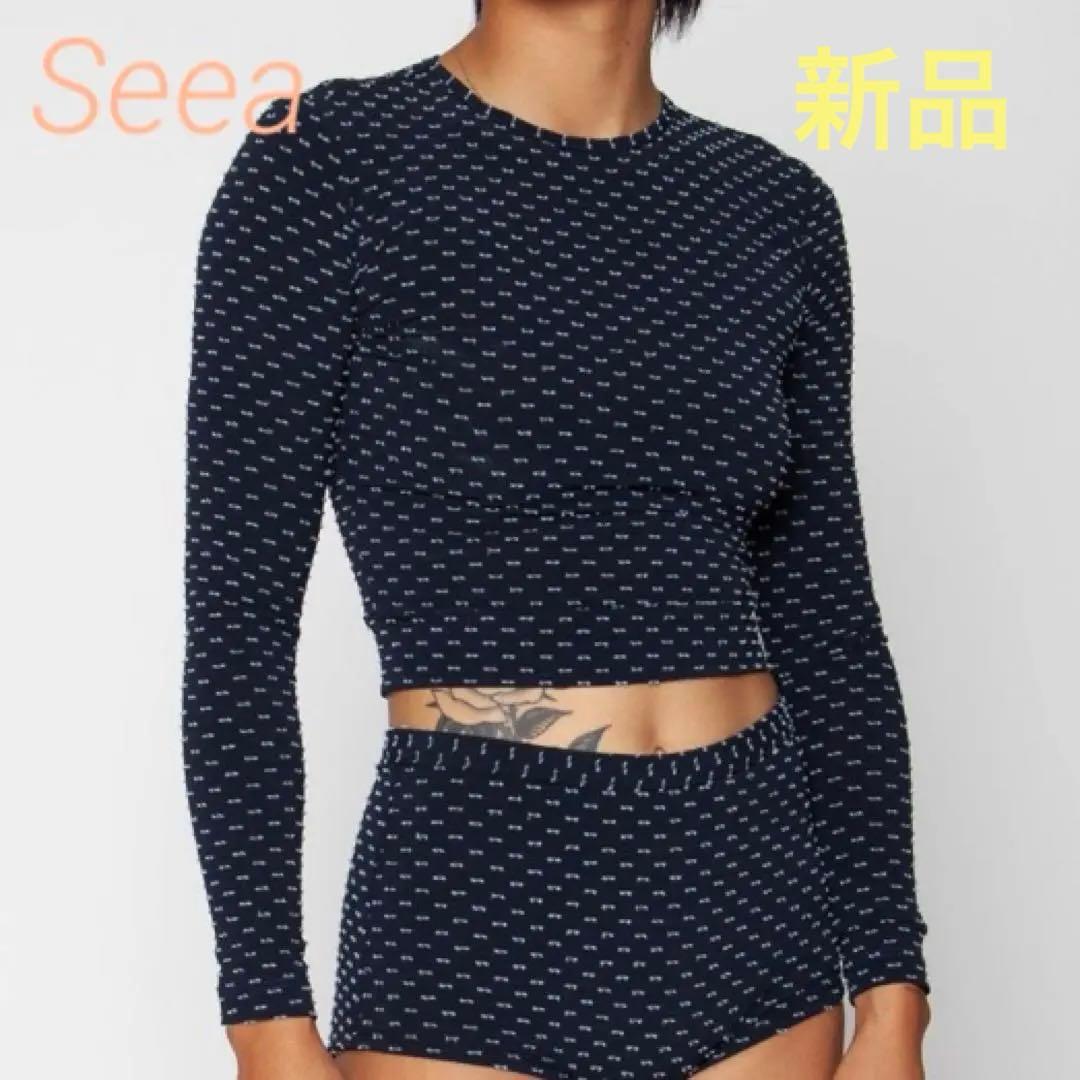 人気　Seea シーア　ラッシュガード XS Seea シーア ラッシュガード クロップド丈 - メルカリ