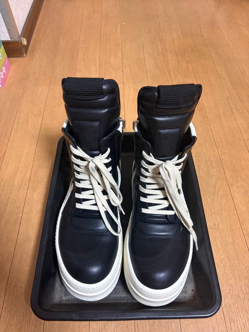 靴 Rick Owens Mega Bumper Geobasket 43 Rick Owens Mega Bumper Geobasket high-top Panelled Sneakers