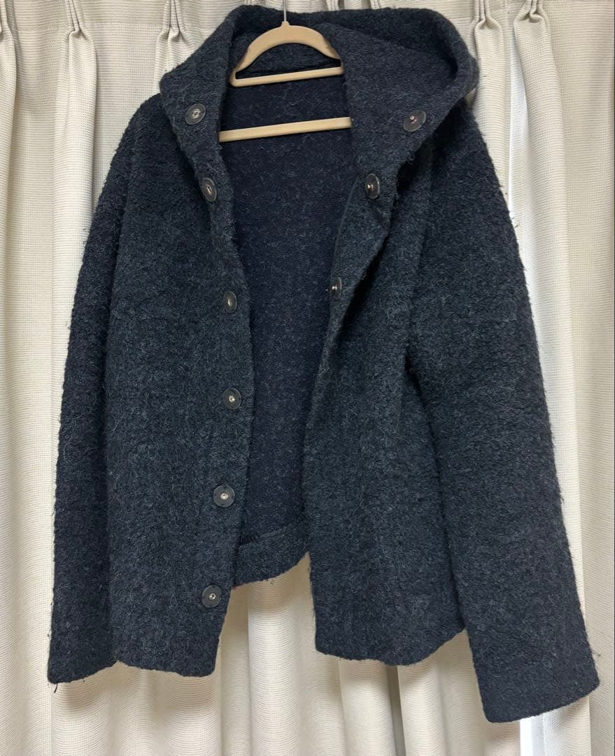 ヨーガンレール ☆フード付きハーフコート