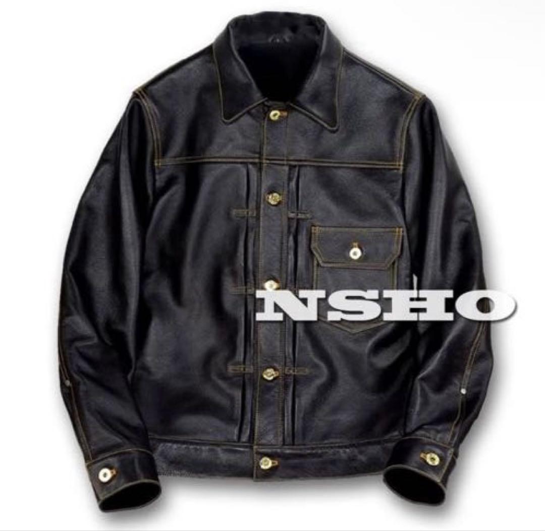 最高峰 牛革 メンズ 革ジャン カウハイド ファーストタイプ Gジャン Amazon | GABRIEL 本革 メンズ 最高峰 牛革 カウハイド ファースト